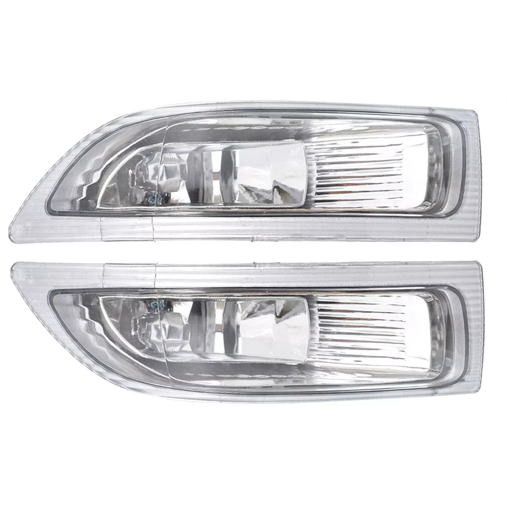 LH & RH New Clear Lens Fog Light w/ Bulbs for 2004-2005 Toyota Sienna PACK of 2