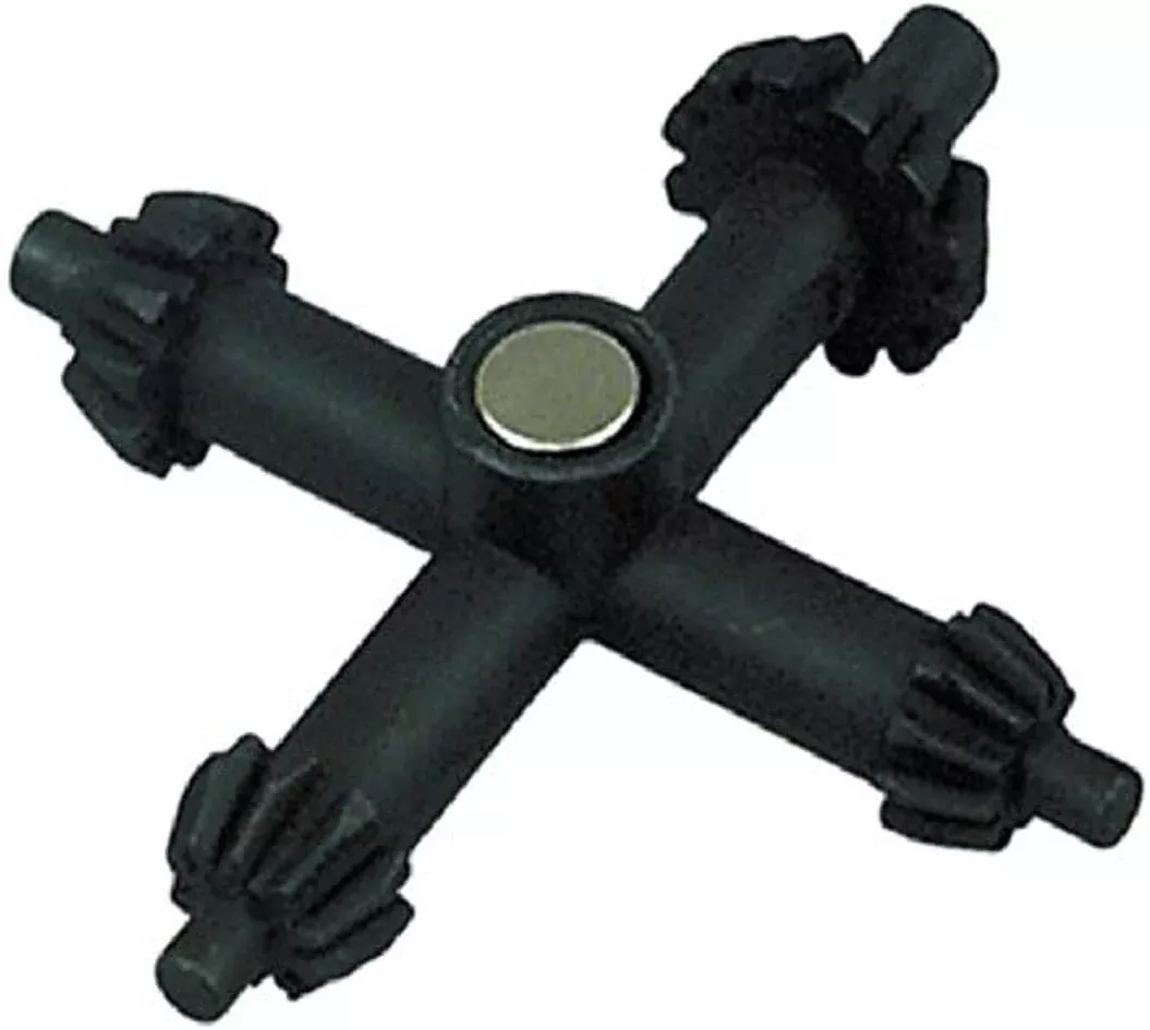 Lisle 12060 Large Master Magnetic Chuck Key with 4 Sizes