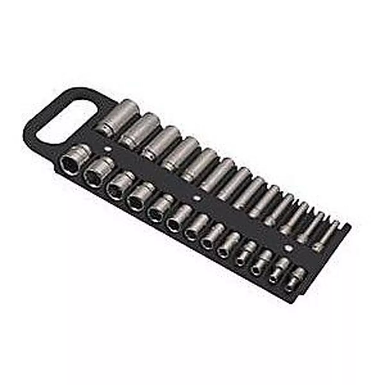 Lisle 40130 Black 1/4" Magnetic Socket Holder