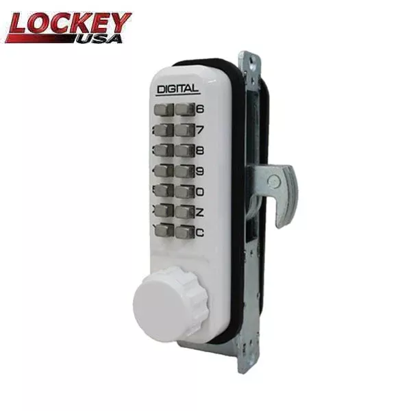 Lockey - 2950 - Narrow Stile - Mechanical Keypad - Keyless Hook Bolt Lock