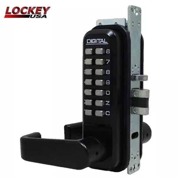 Lockey - 2985 - Narrow Stile - Mechanical Keypad - Keyless Lever Lock - Passage