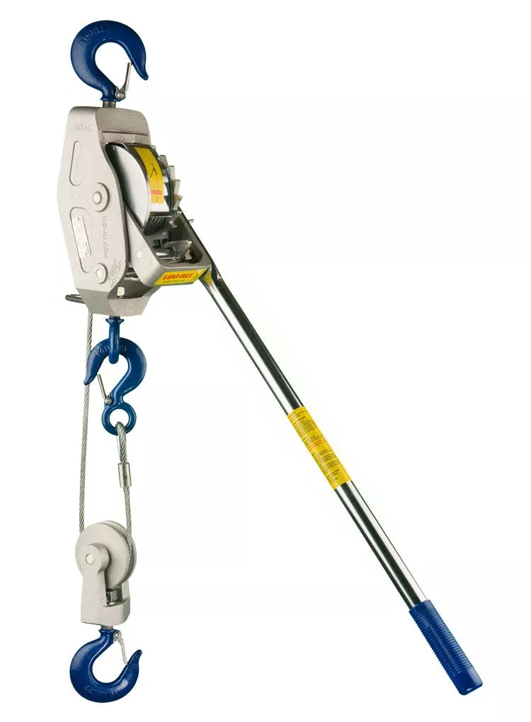 Lug-All 4000-20 Medium Frame Cable Ratchet Winch – 2-Ton Capacity, 10-20 ft Lift Height