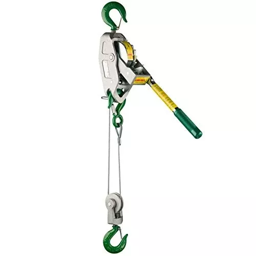 Lug-All 447-1500-25SH 3-4Ton Cable Winch-Hoistw-Latch Hook Small