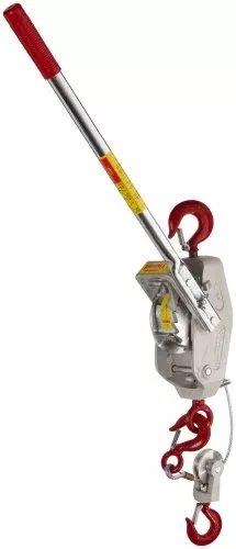 Lug-All 447-3000-30SH 1-1-2Ton Cable Winch-Hoist W-Latch Hook Medium