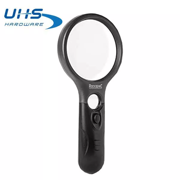 Magnifying Glass w/ 3 LED Lights/ 3x 45x Zoom