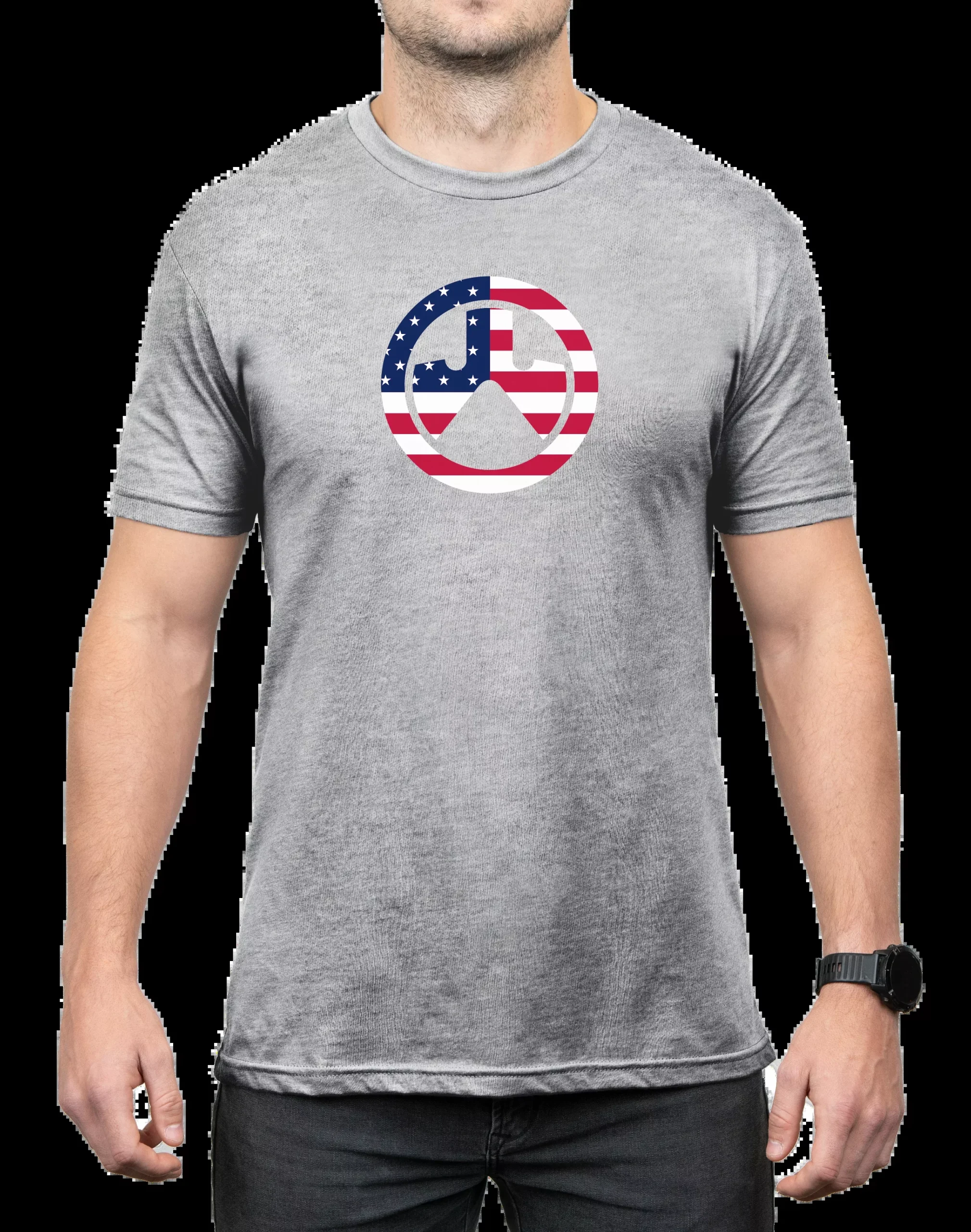 Magpul MAG1281030S Independence IconAthletic Gray Heather Cotton/Polyester Short Sleeve Small