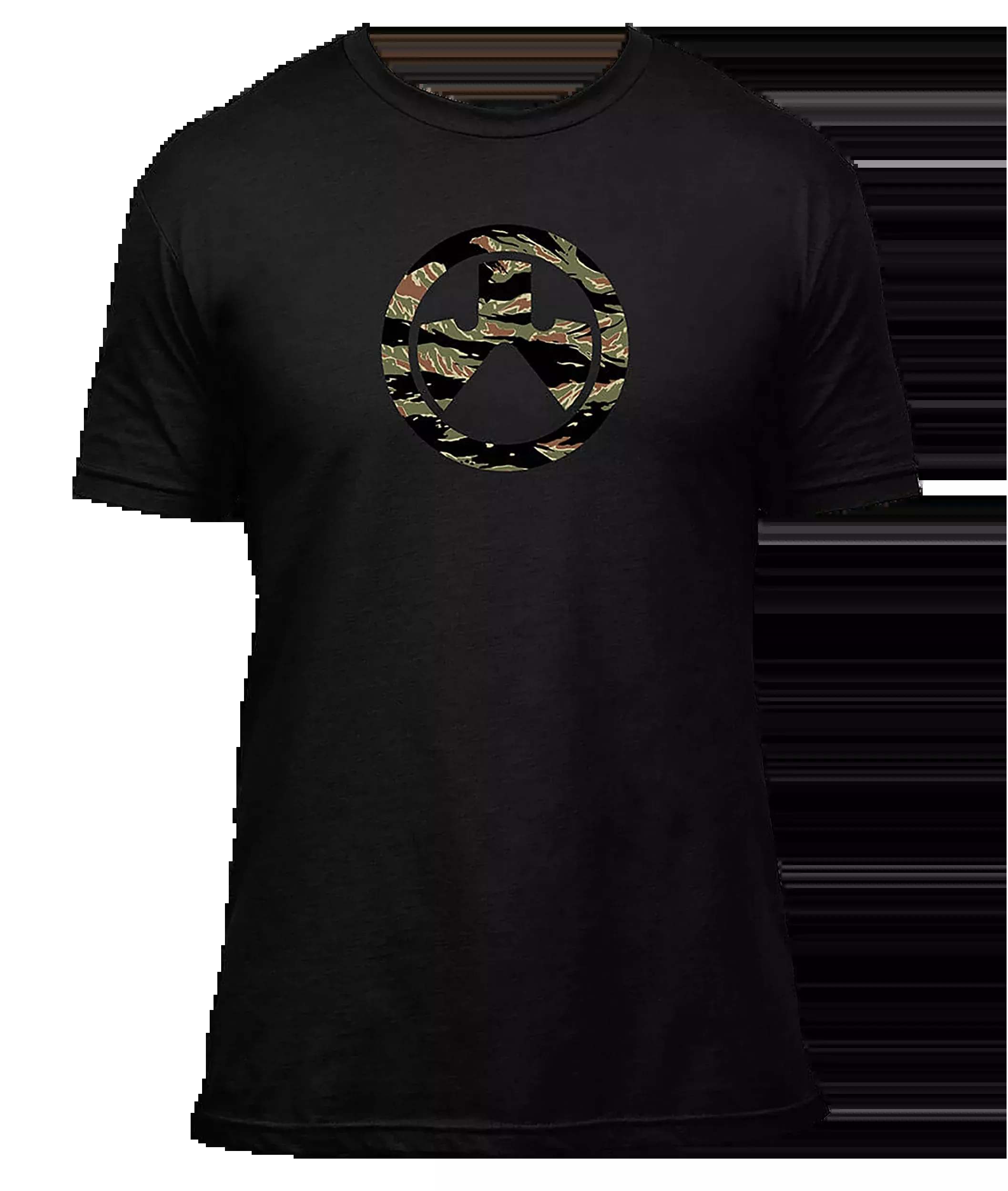 Magpul MAG1292-001-M Tiger Stripe IconBlack Cotton/Polyester Short Sleeve Medium