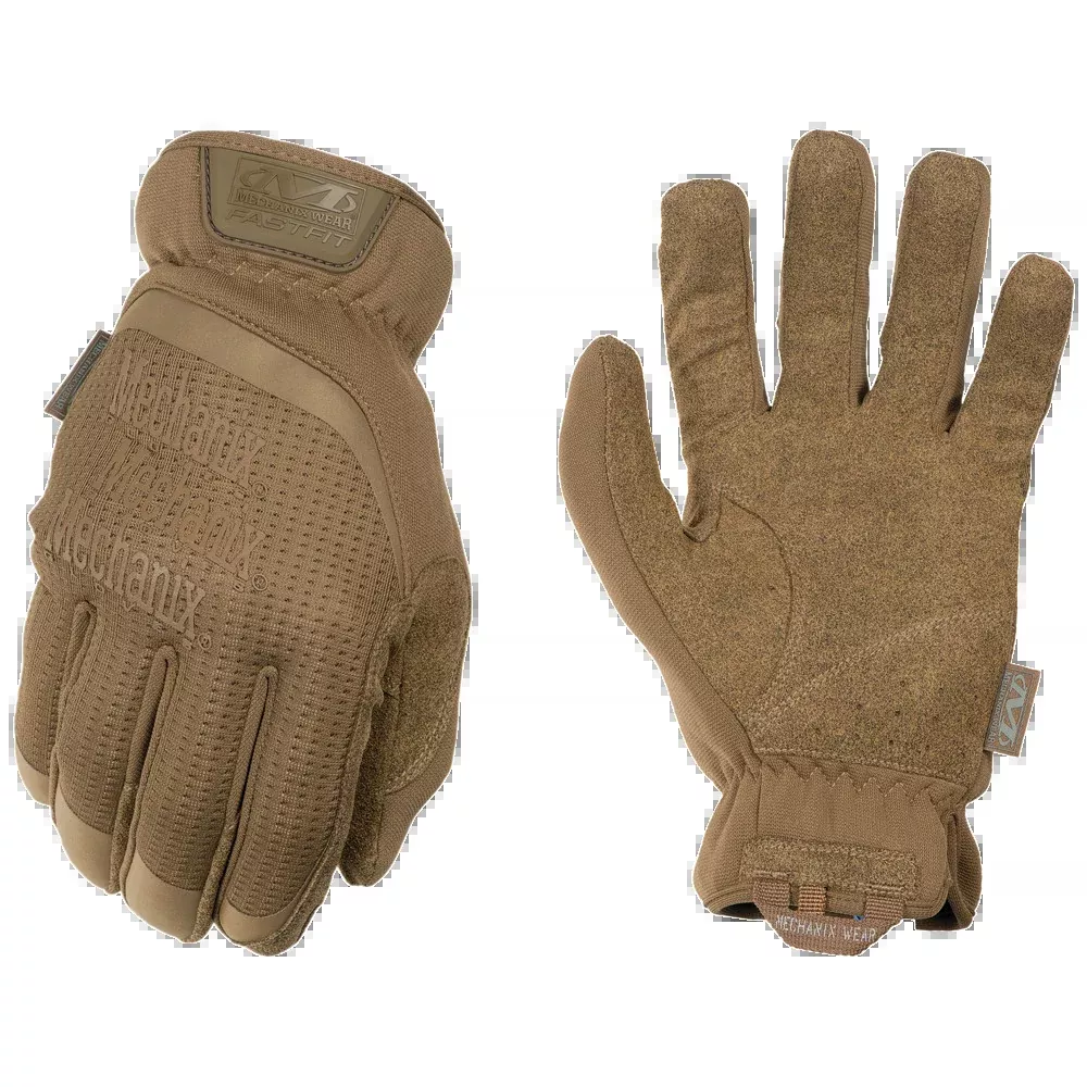 Mechanix Wear FFTAB72008 FastFitSmall Coyote Synthetic Leather Touchscreen