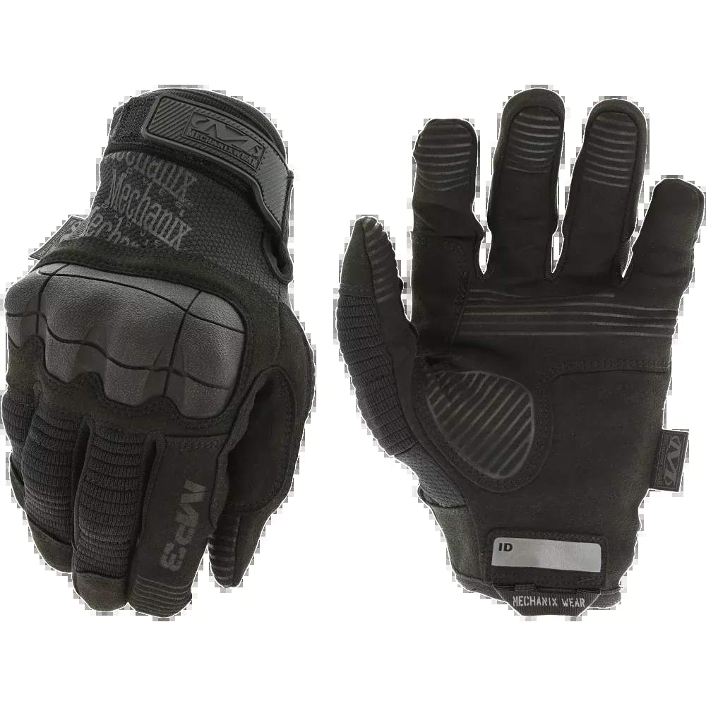Mechanix Wear MP355011 M-Pact 3 Covert Black Synthetic Leather XL