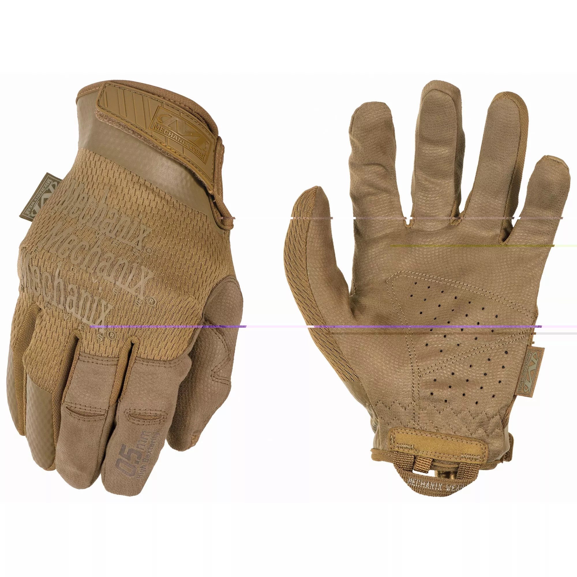 Mechanix Wear MSD72010 Specialty 0.5 High-Dexterity Coyote Suede Large