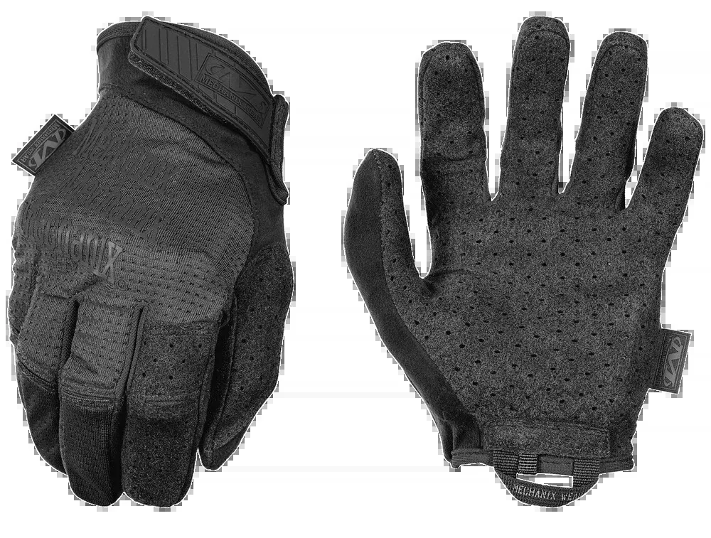 Mechanix Wear MSV55009 Specialty Vent Covert Black Touchscreen Suede Medium