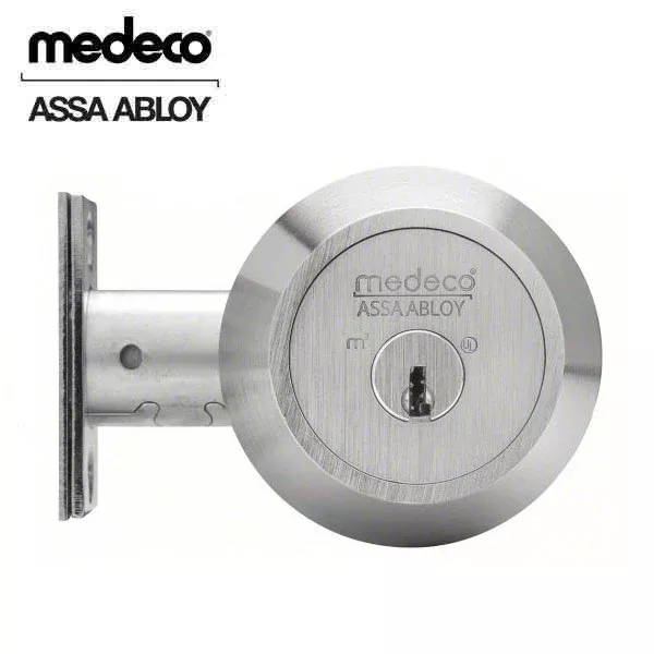 Medeco - 11TR603 - Maxum Residential - M3 Biaxial - 6-Pin - Single Deadbolt - 2-3/8" - DL Keyway Pinned - 05 - Bright Brass - Grade 1