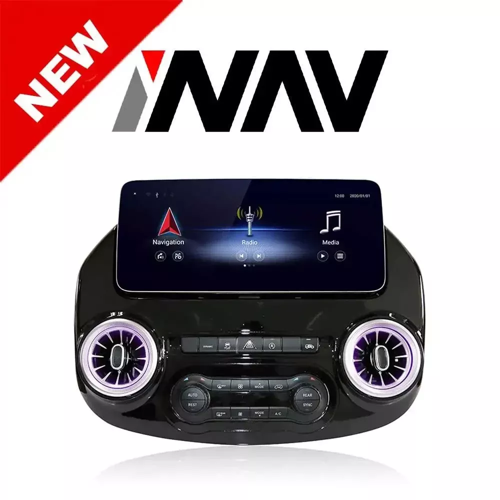 Mercedes Benz Vito / Metris 12.3" Mercedes Android Screen| GPS | WIFI | BT | A2DP | OEM FIT REPLACEMENT SCREEN | Built-in Apple CarPlay Android Auto