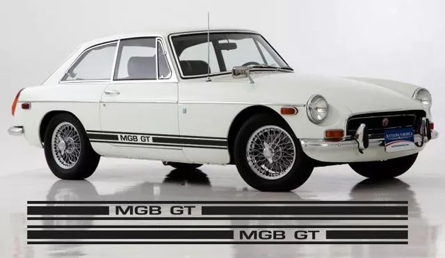 mgb-215-370 Low stripe kit black (Use drop down menu for colors)