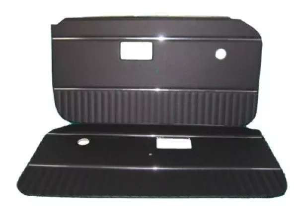 MGB-DP126A Door Panels (w/ chrome strip), Roadster & GT (PAIR) 1972-76