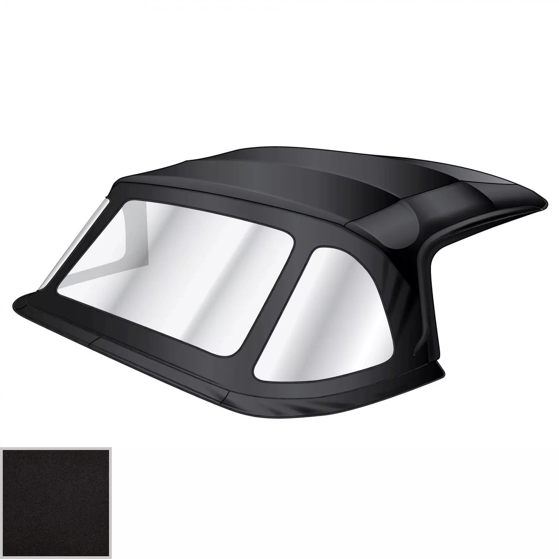 midget-1222 EZ ON Vinyl Convertible top MKIV 1967-1969