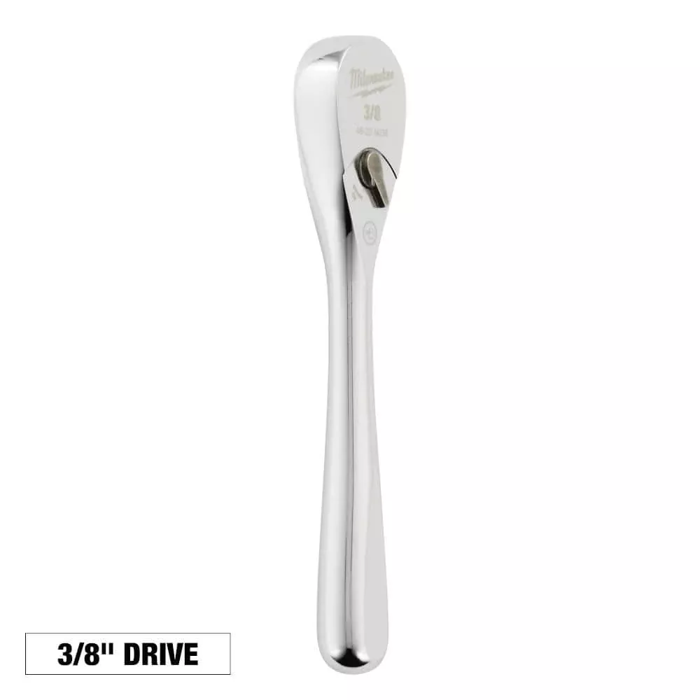 Milwaukee 48-22-9036 3/8" Dr. 5in. Stubby Ratchet w/ 4 Arc Swing