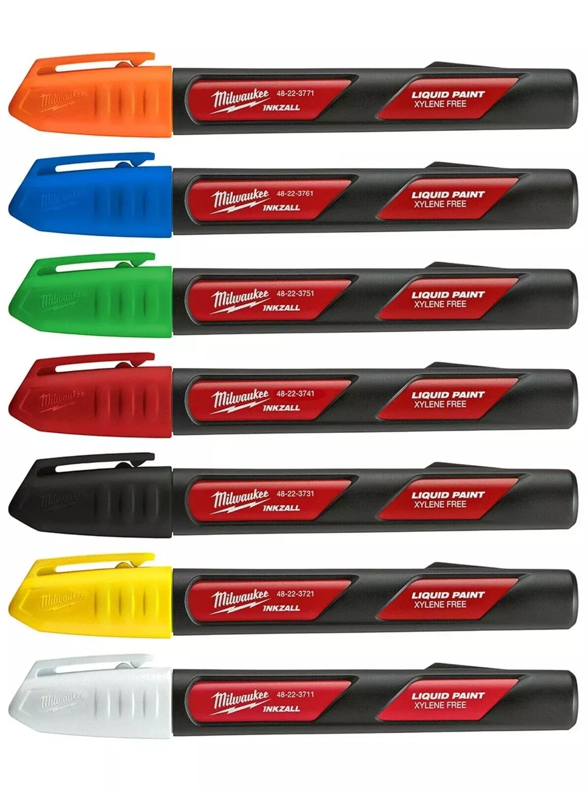 Milwaukee INKZALL Liquid Paint Permanent Jobsite Markers