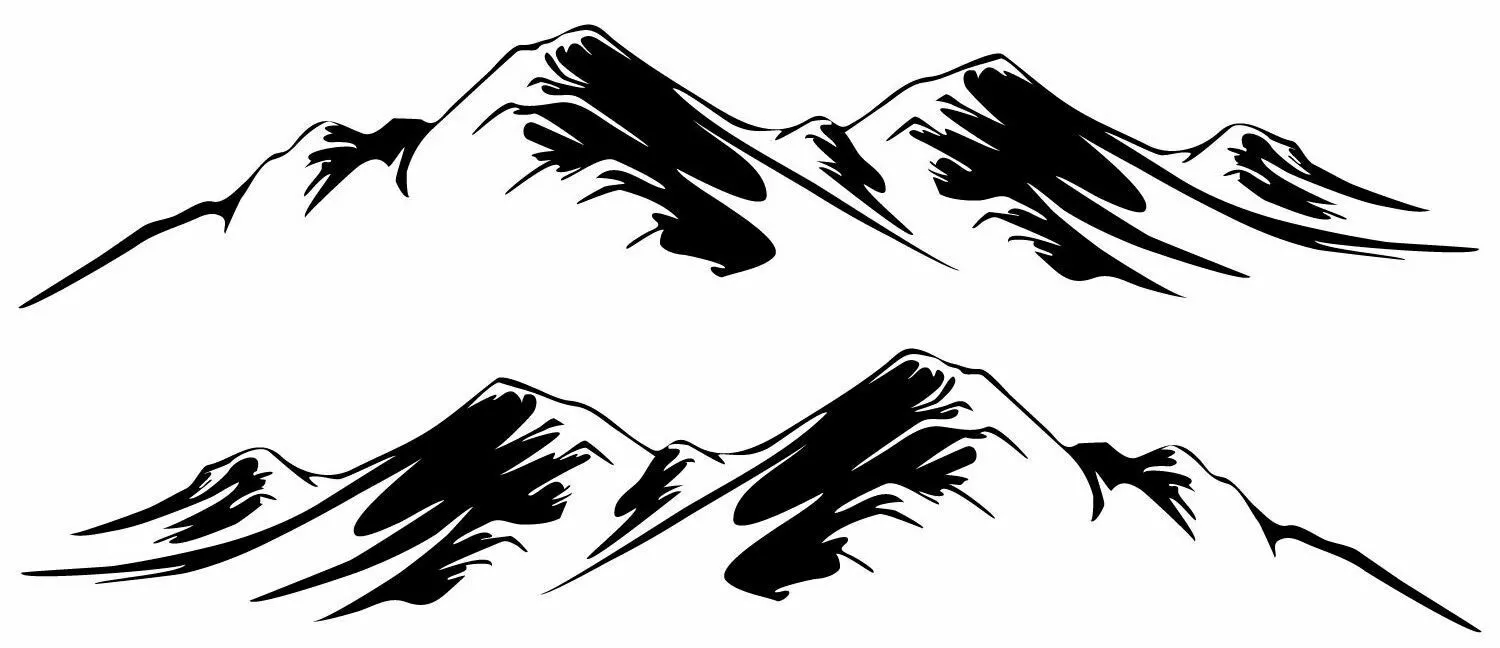 “Montana Mountain” RV Decals (1 Set Of 2) – OEM New Oracle