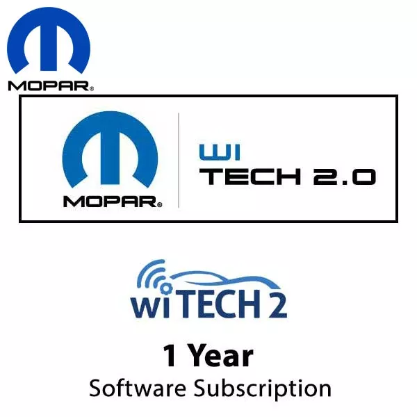 Mopar - WiTECH 2.0 - Software Subscription - 1 Year - ( machine sold separately )