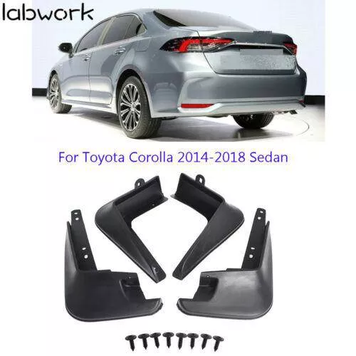 Mud Flaps Splash Guard Fender Mudguard 4 pcs For Toyota Corolla 2014-2018 Sedan