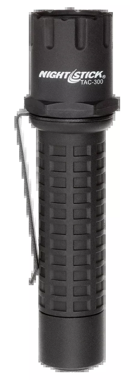 Nightstick TAC300B TAC-300B Tactical Matte Black Polymer White LED 180 Lumens 190 Meters Range