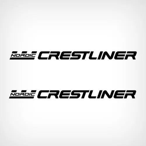 ” Nordic Crestliner ” Boat Marine Decals (Set Of 2) – OEM New Oracle *