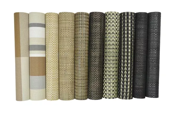 Nouvelle Legende Tweed Woven Vinyl Placemats - Set of 12