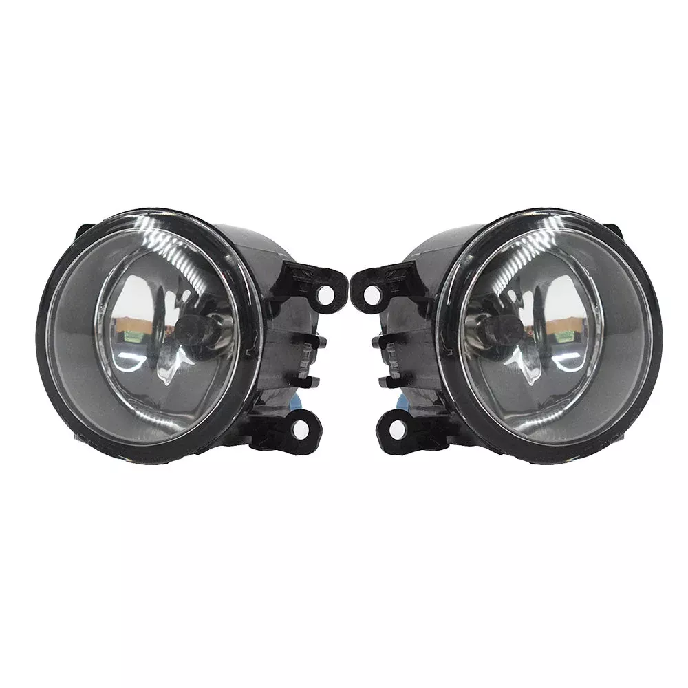 Pair Driving Fog Light Lamp Housing Assembly For Acura Ford Honda Nissan Subaru
