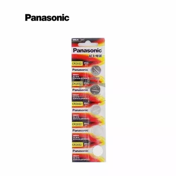 Panasonic CR2025 3V Lithium Battery 5-Pack