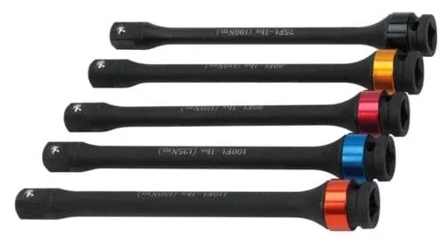 Performance Tool W32903 - 5 PIECE TORQUE LIMITING EXTENSION SET 7-5/8" LENGTH