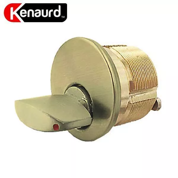 Premium Thumb-Turn Mortise Cylinder - 1" - US3 - Polished Brass