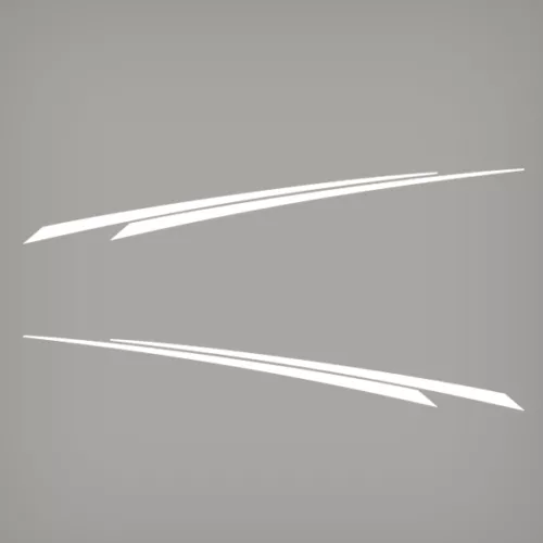 ” Pro Line 23 Stripe Graphics ” Boat Marine Decals (Set Of 2) – OEM New Oracle