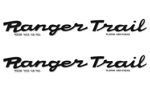 ” Ranger Trail Script Style ” Boat Trailer Decals (Set of 2) – OEM New Oracle