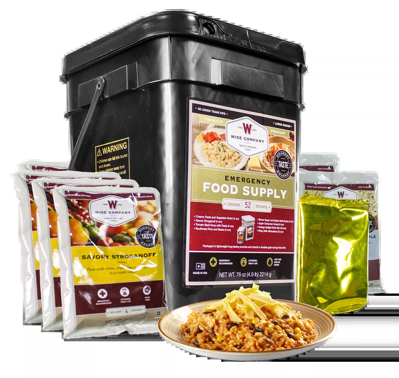 ReadyWise 52 Serving Prepper Pack Freeze Dried Food