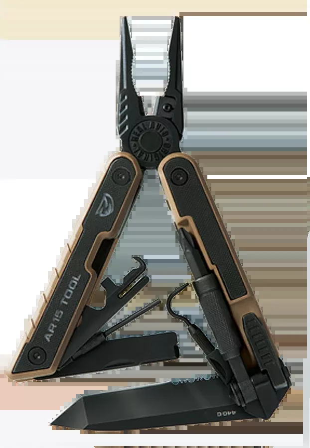 Real Avid AVAR15T AR15440C SS Part Serrated Blade Black G10 Handle AR Platform