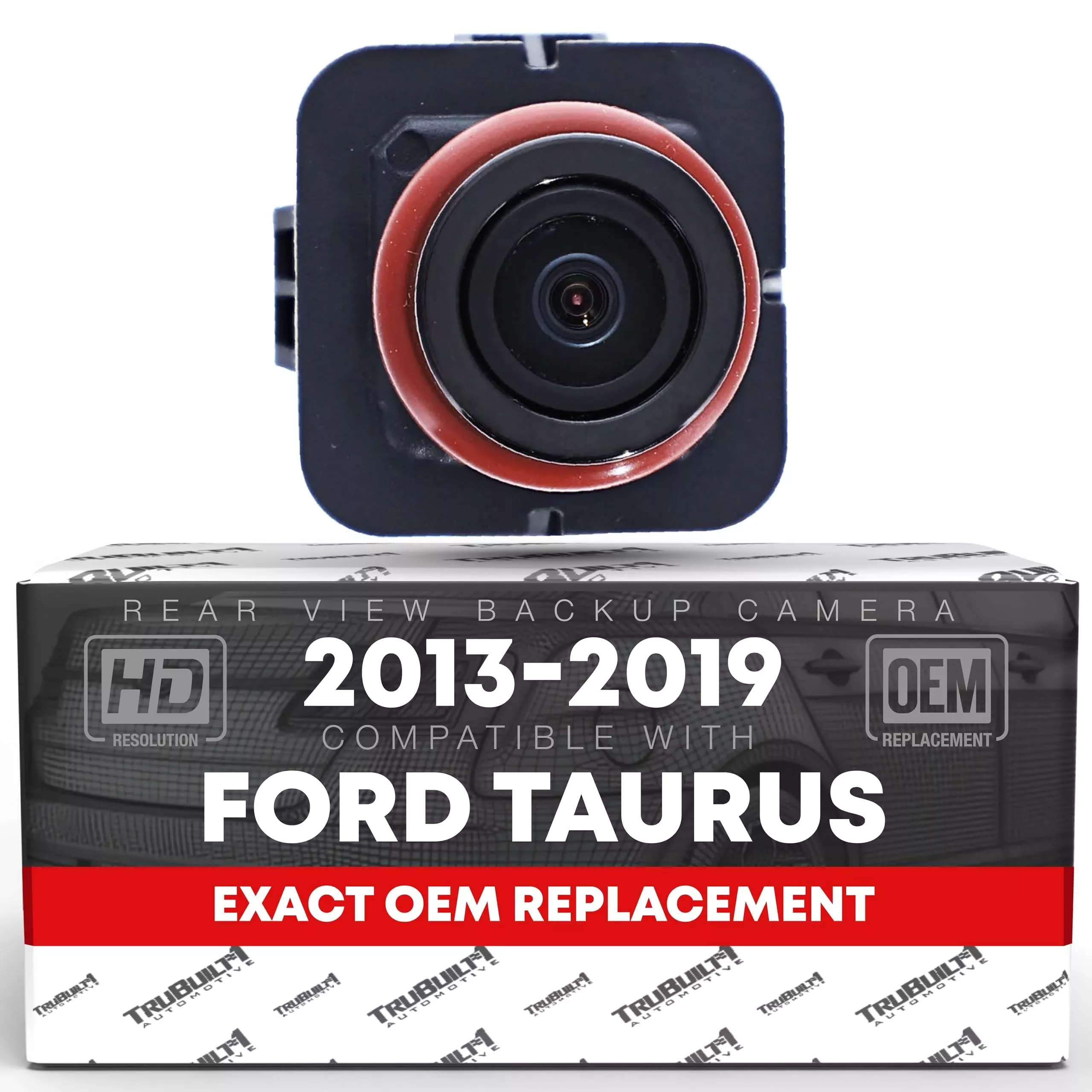 Rear View Backup Camera - Compatible with 2012 Ford Focus, 2013-2019 Taurus and Police Interceptor - Reverse Park Assist Camera Replacement - OEM EG1Z19G490A, DG1Z19G490A, 592-224