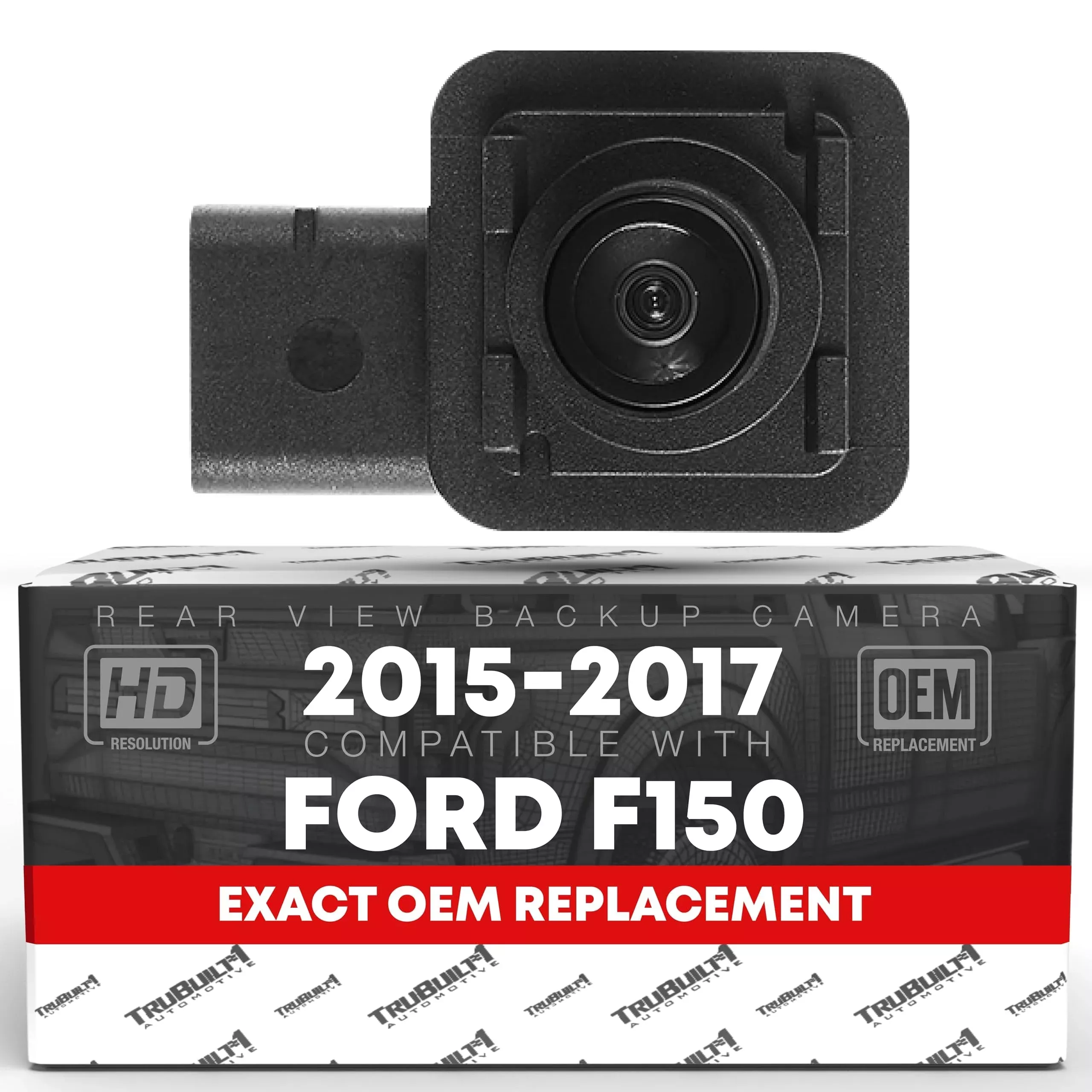 Rear View Backup Camera - Compatible with 2015-2017 Ford F-150, 2018-2019 Ford Lobo - Reverse Park Assist Camera Replacement - OEM FL3Z19G490D, 590-080