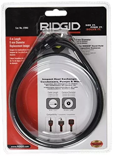 Ridgid 37093 13-Feet SeeSnake Micro 6mm Replacement Imager Head