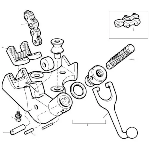 Ridgid 41115 Pin, Chain Screw