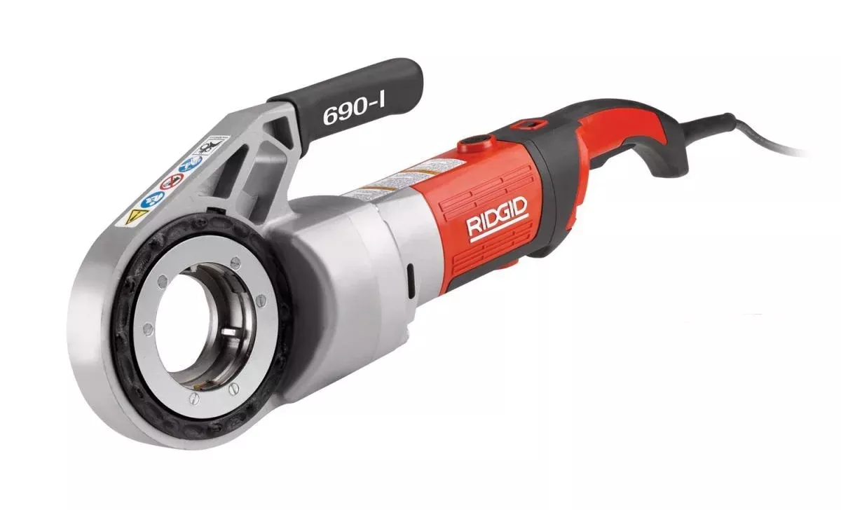Ridgid 44928 690-I Hand Held Power Drive Only with Case and Support Arm