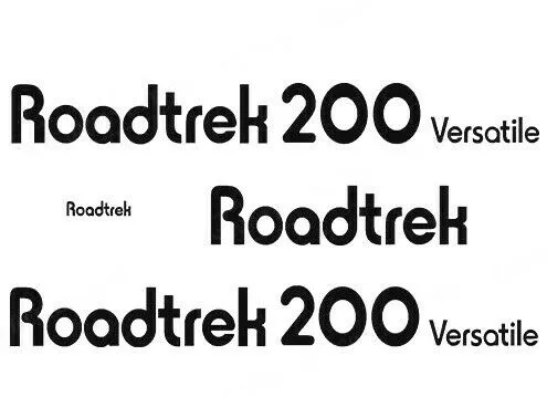 “RoadTrek 200 Versatile” RV Decals (Set of 4) – OEM New Oracle *