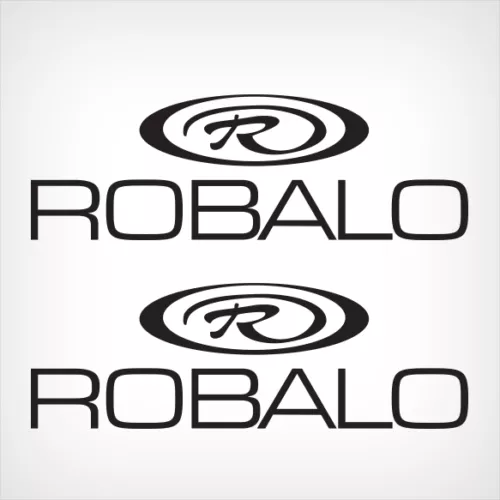” Robalo Logo ” Boat Marine Decals (Set Of 2) – OEM New Oracle