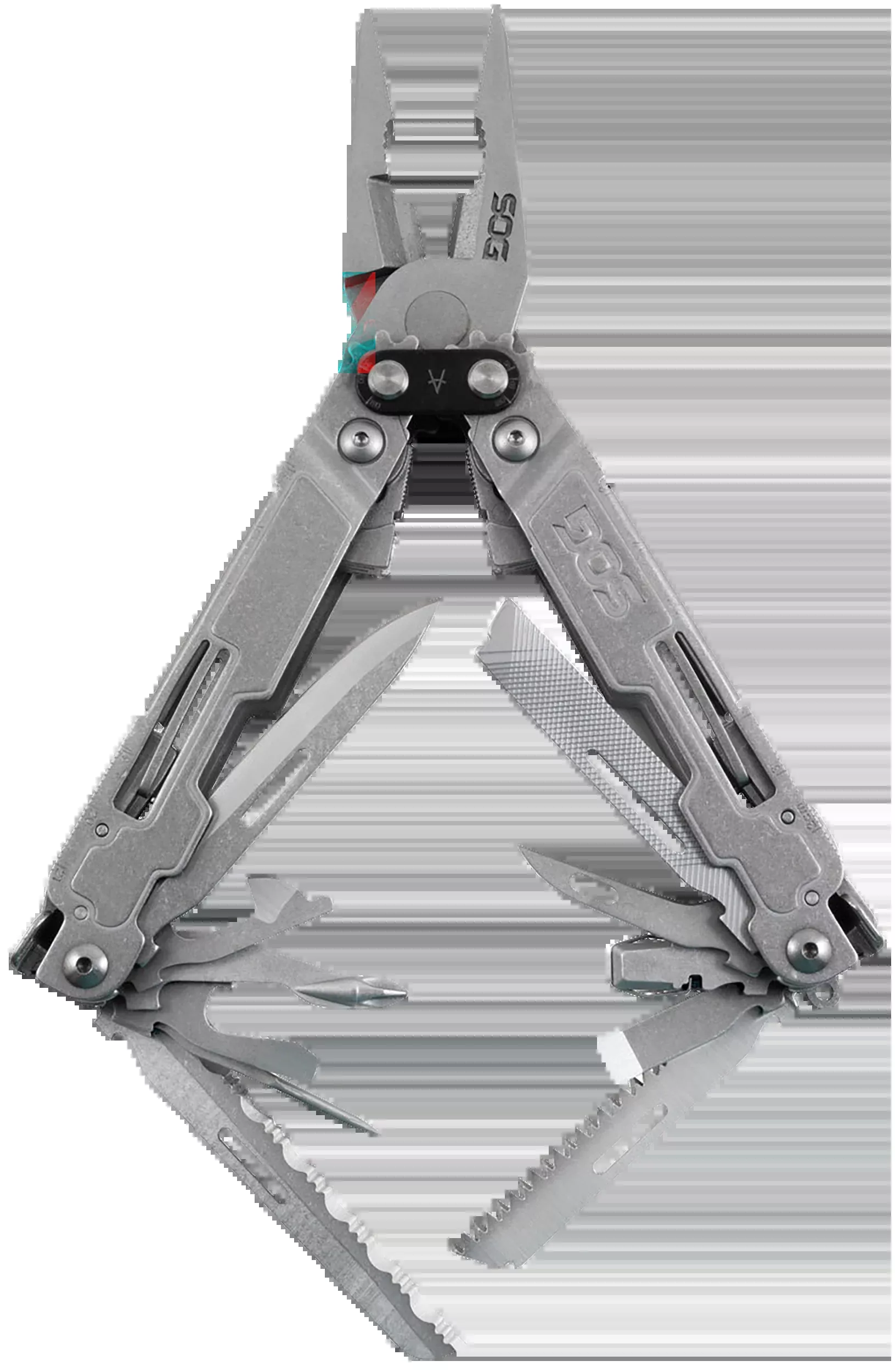 S.O.G SOGPA2001CP PowerAccess Deluxe Stone Washed Stainless Steel w/Sheath