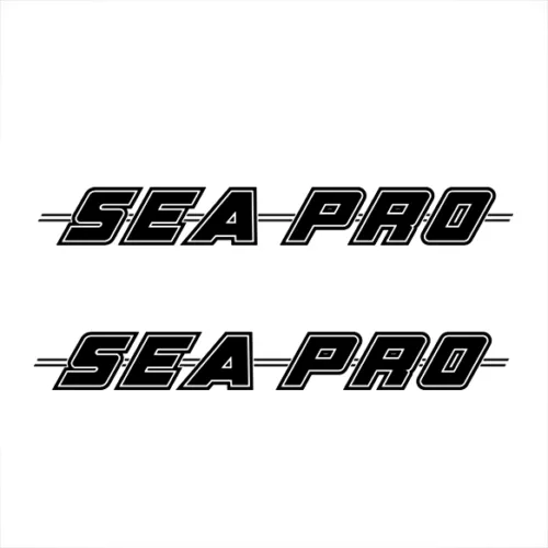 ” Sea Pro ” Boat Marine Decals (Set of 2) – OEM New Oracle