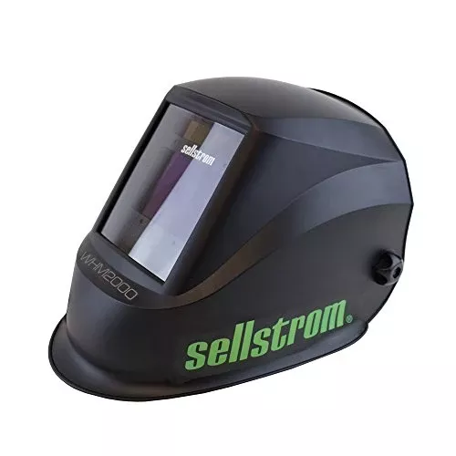 Sellstrom S26200 Advantage Plus Series Welding Helmet with Large ADF - Black/Green
