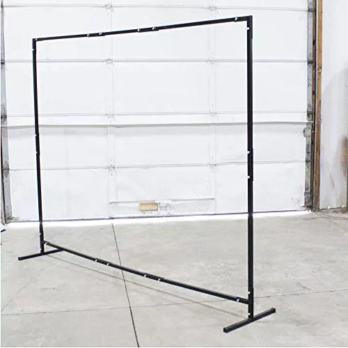Sellstrom S97471 Welding Curtain Frame - 7/8" Round Steel Tube, 6'x6'x7/8" - Grey