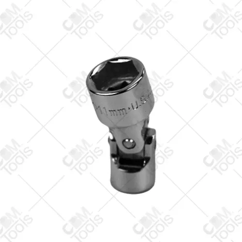 SK Hand Tool 43811 - 1/4" Drive 6 Point Standard Flex Socket 11mm