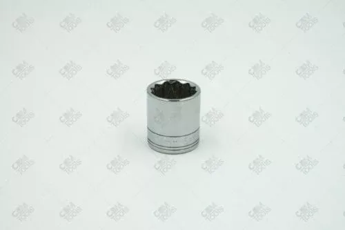 SK Hand Tools 2321 3/8" Dr. 21mm 12pt Standard Metric Chrome Socket