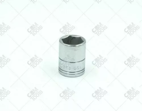 SK Hand Tools 316 3/8" Dr. 16mm 6pt Standard Metric Socket USA MADE